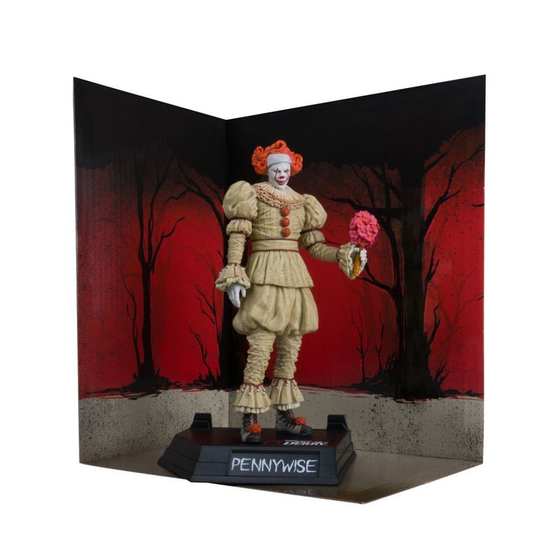 Welcome to Derry Pennywise Flashback 6" Movie Maniacs Figure