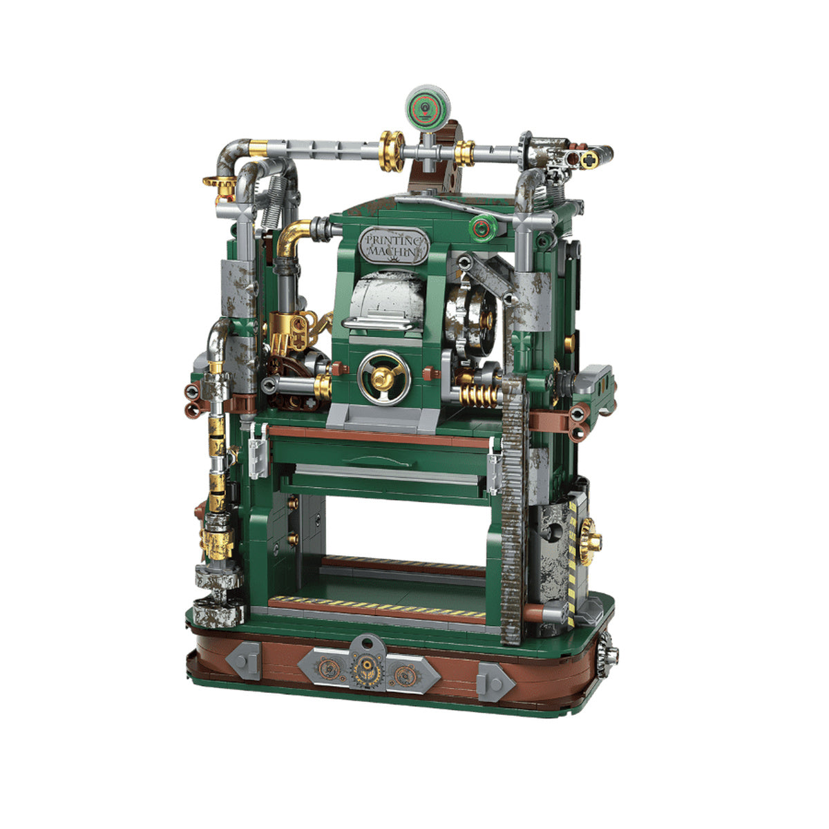 JAKI Retro Printing Press Plastic Brick Model Kit