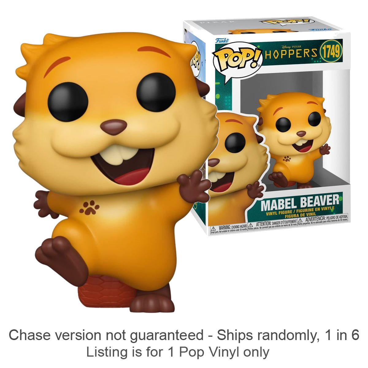 Hoppers (2026) Mabel Beaver Pop! Vinyl (Chase Ships 1 in 6)