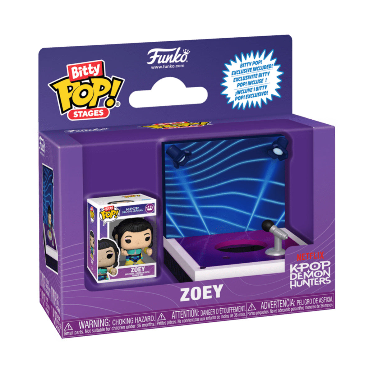 KPop Demon Hunters Zoey Bitty Pop! Stage