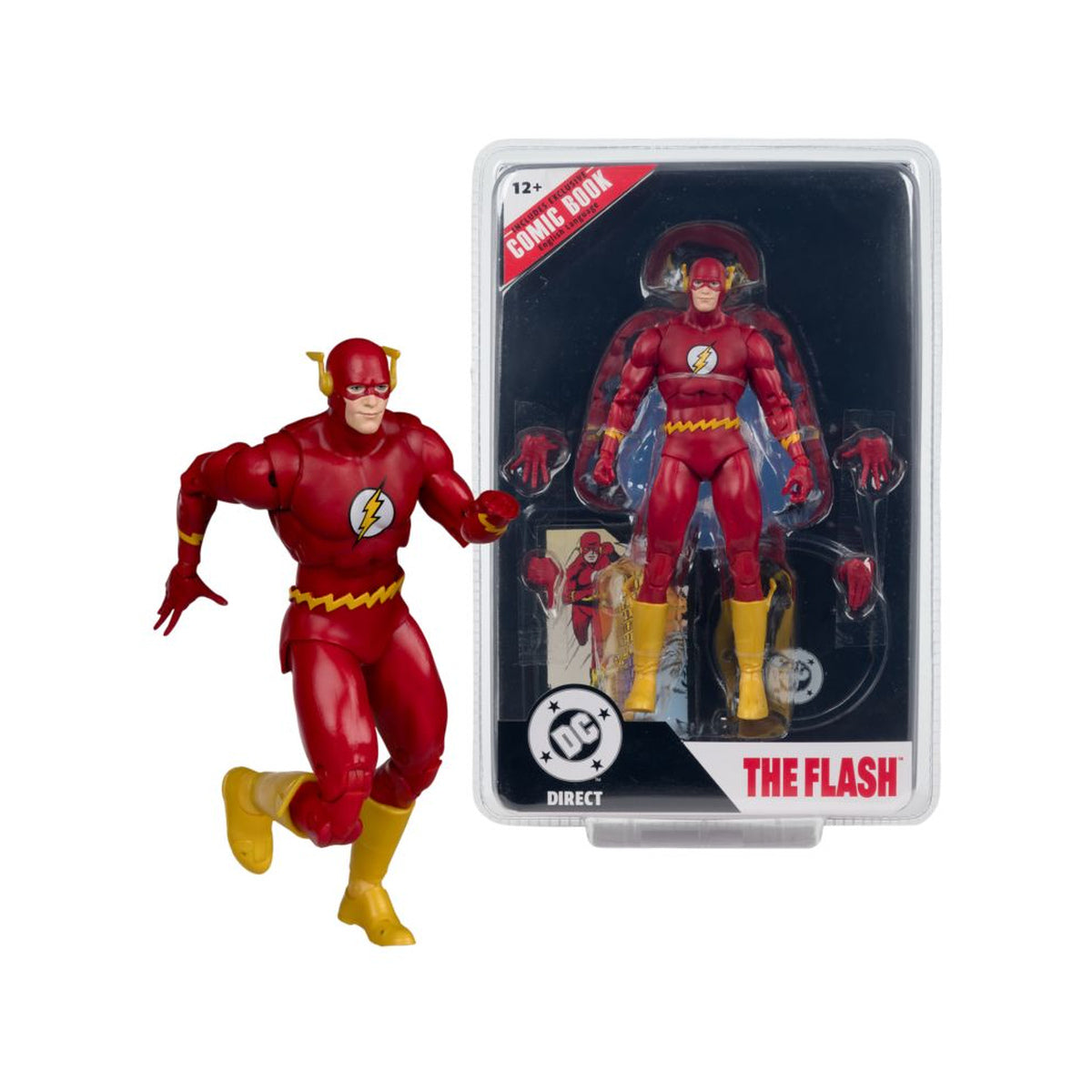 Barry Allen Flash #123 Page Punchers 7" Figure w/ Comic