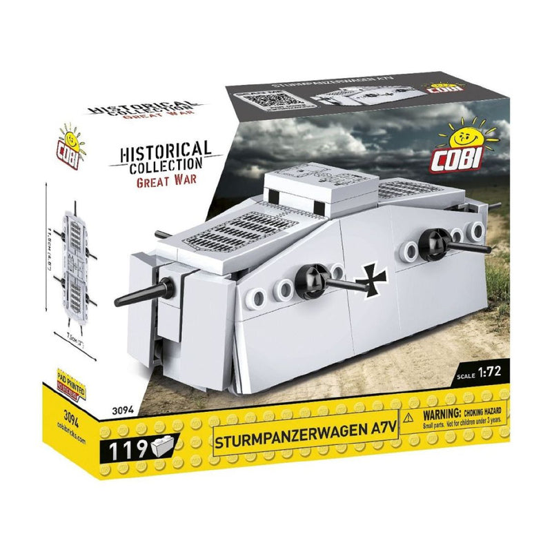 World War 2 Sturmpanzerwagen A7V (119 Piece Kit)