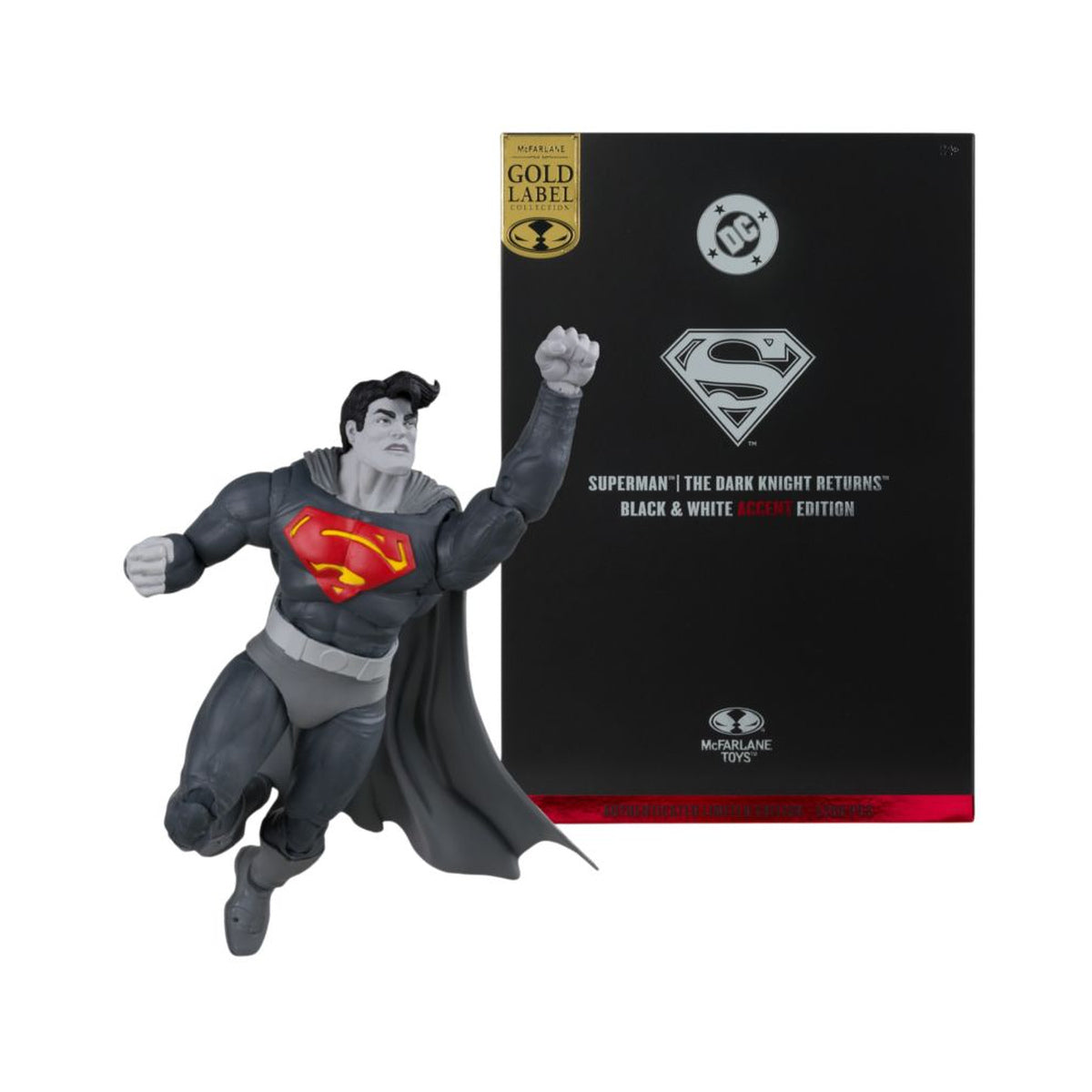 Dark Knight Returns Superman Black & White 7" Gold Label
