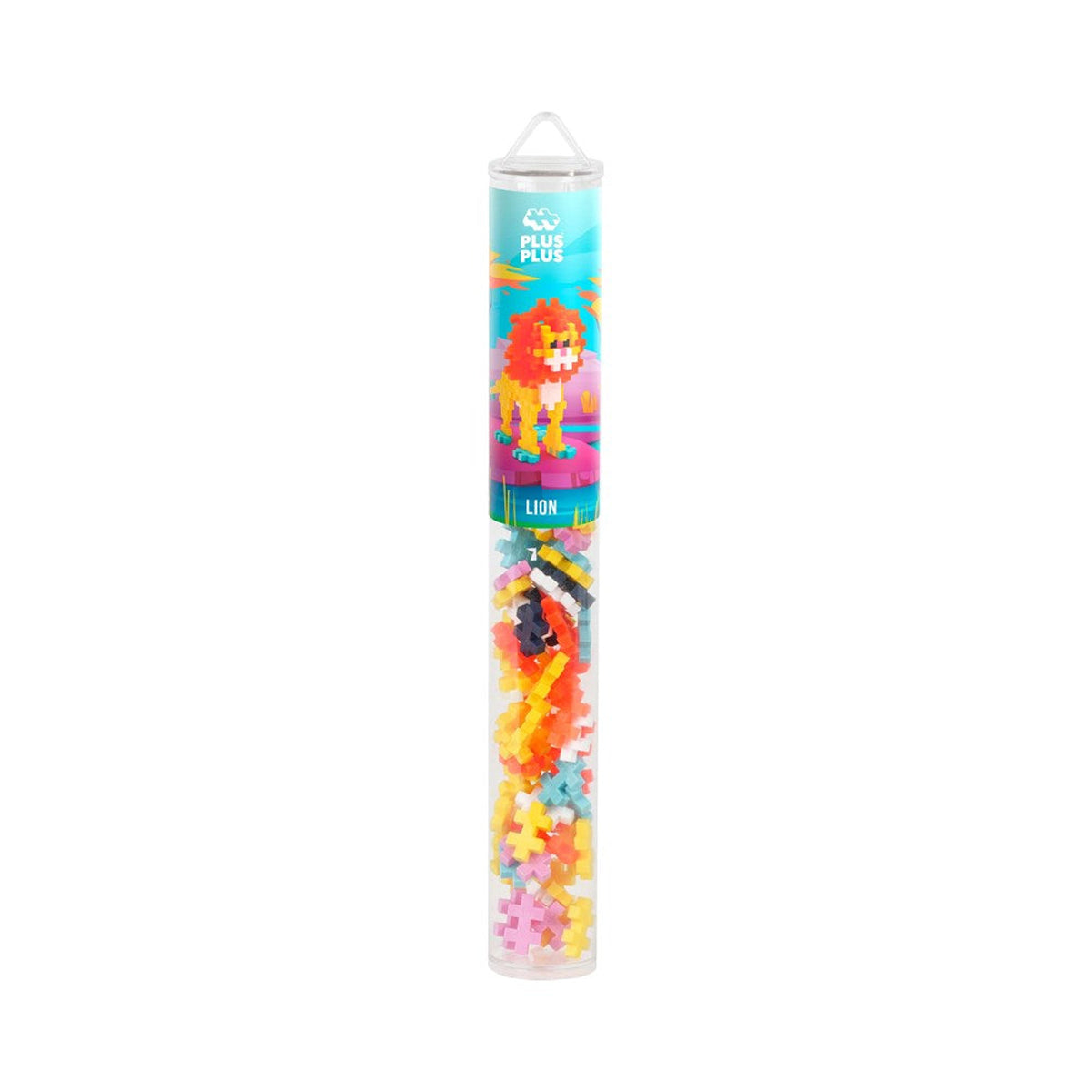 Plus-Plus Lion Building Blocks Tube 100pcs