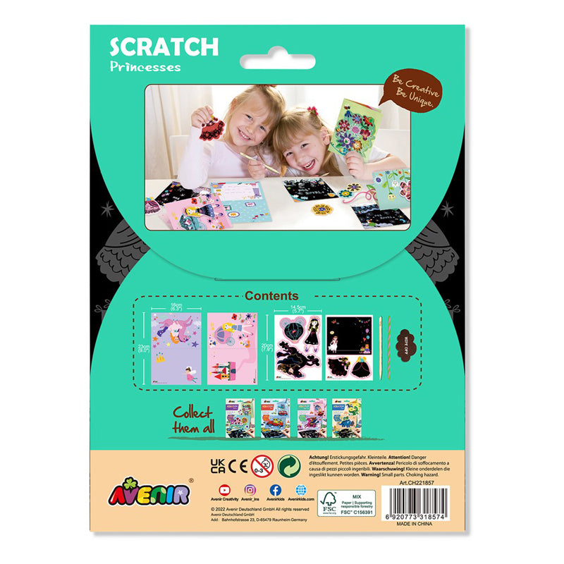 Avenir Princess Scratch Greeting Card