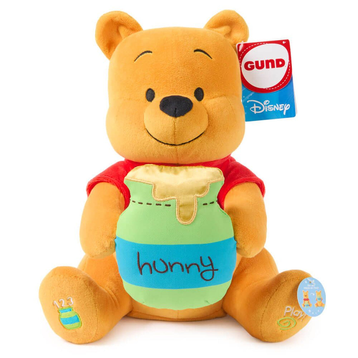 Animated Disney Peek-a-Boo Pooh Plush