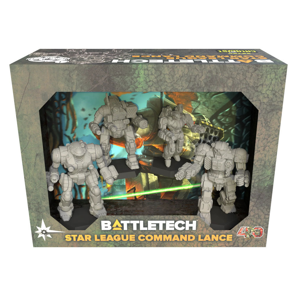 Battletech Star League Command Lance Miniature