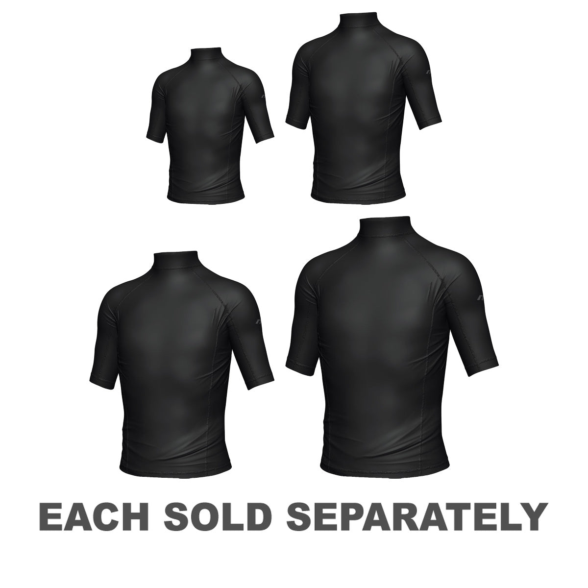Mirage Kids' Short Sleeve Rash Top (Black)
