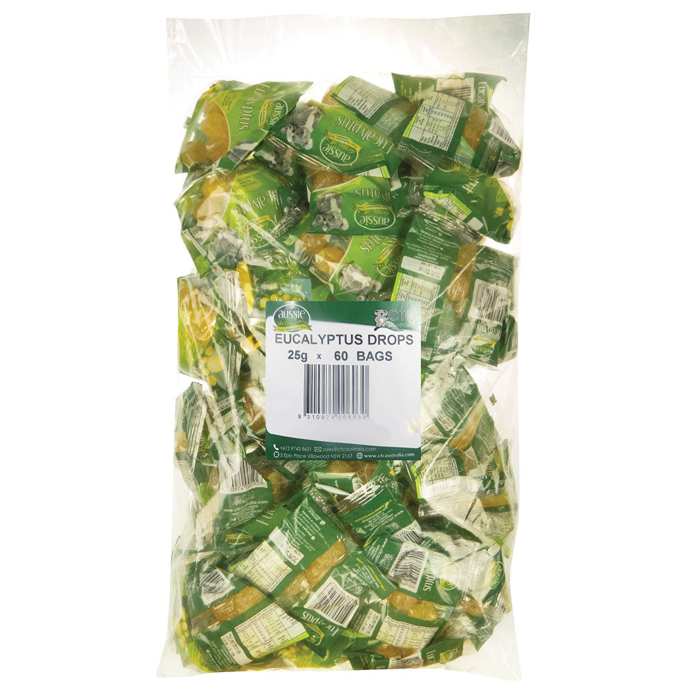 Aussie derruba o eucalipto gotas