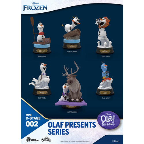 Beast Kingdom Mini D Stage Olaf Presents Series Olaf Set