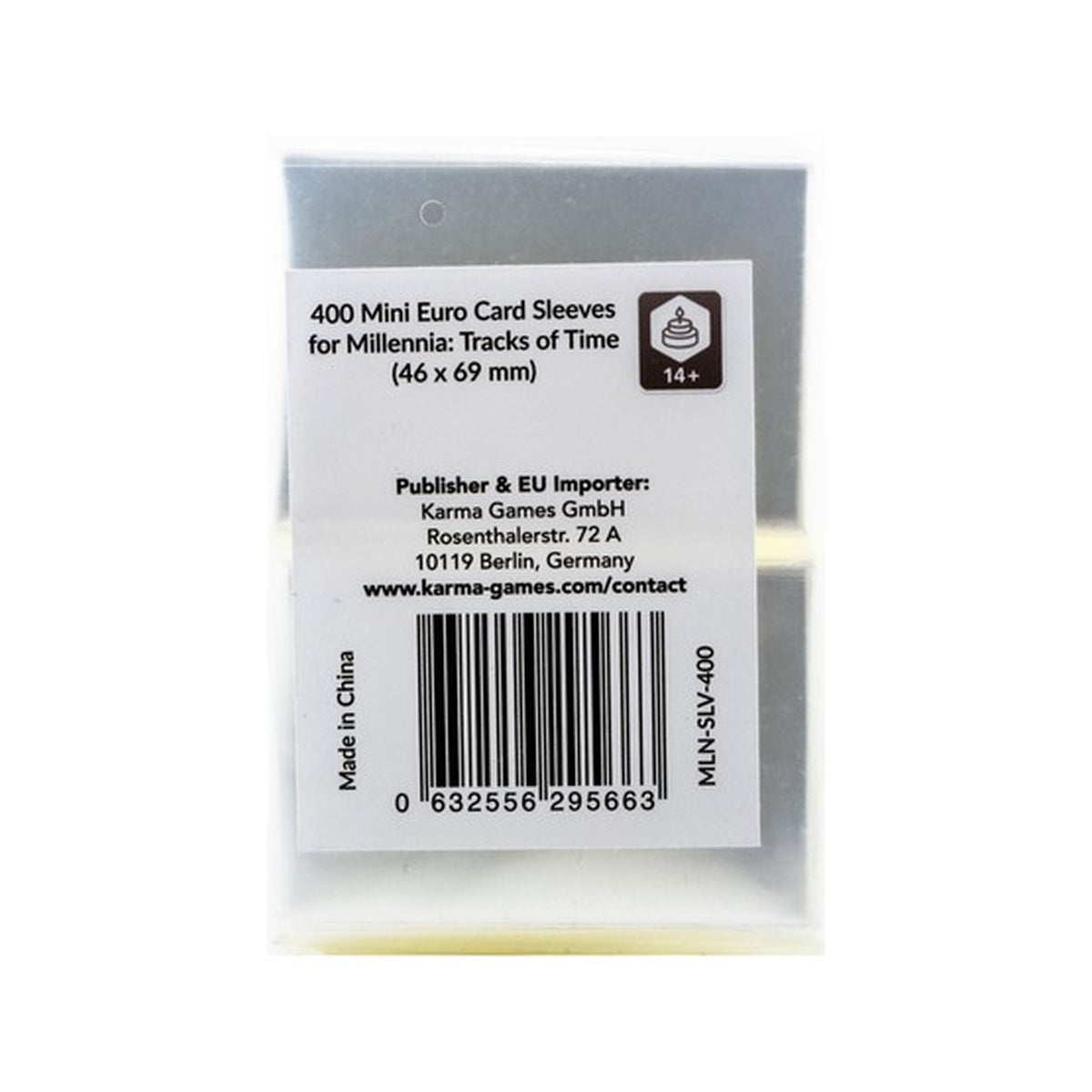 Millennia Tracks of Time Card Sleeves (Pack of 400)