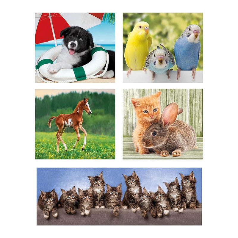 Clementoni 10 in 1 Puzzle Animal Friends