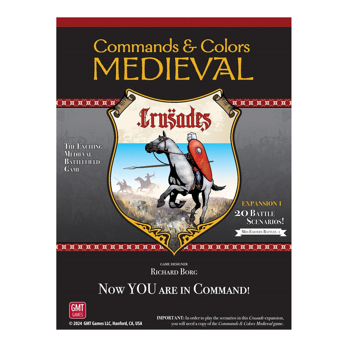 Commands & Colors Medieval Expansion 1 Crusades Mid-Eastern