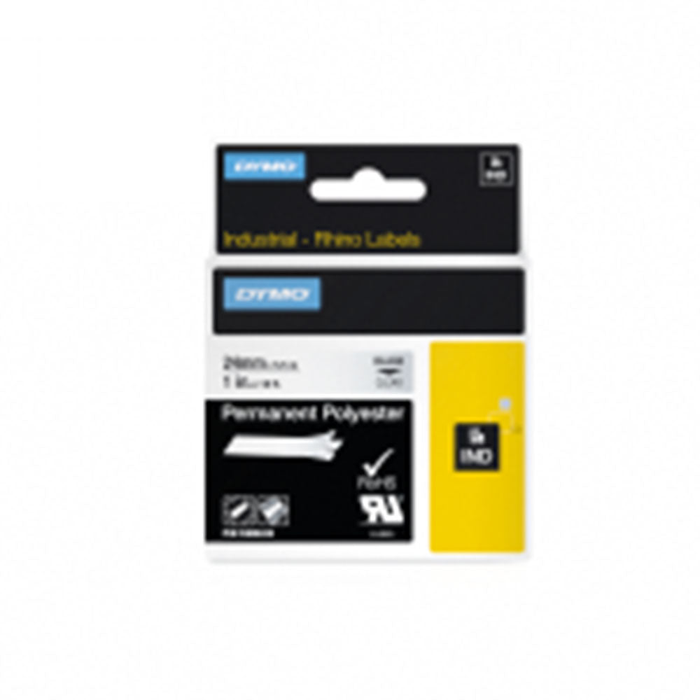 Ruban étiquette en polyester permanent Rhino Pro (24 mmx6m)