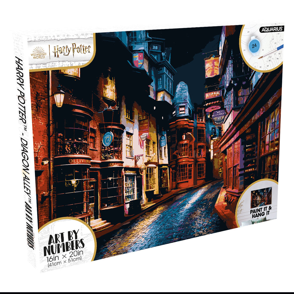 Harry Potter Diagon Alley Art by Numbers