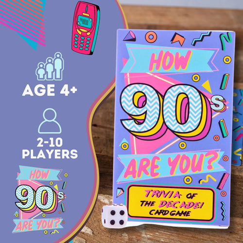 Boxer Gifts How 90's Are You? Trivia Game