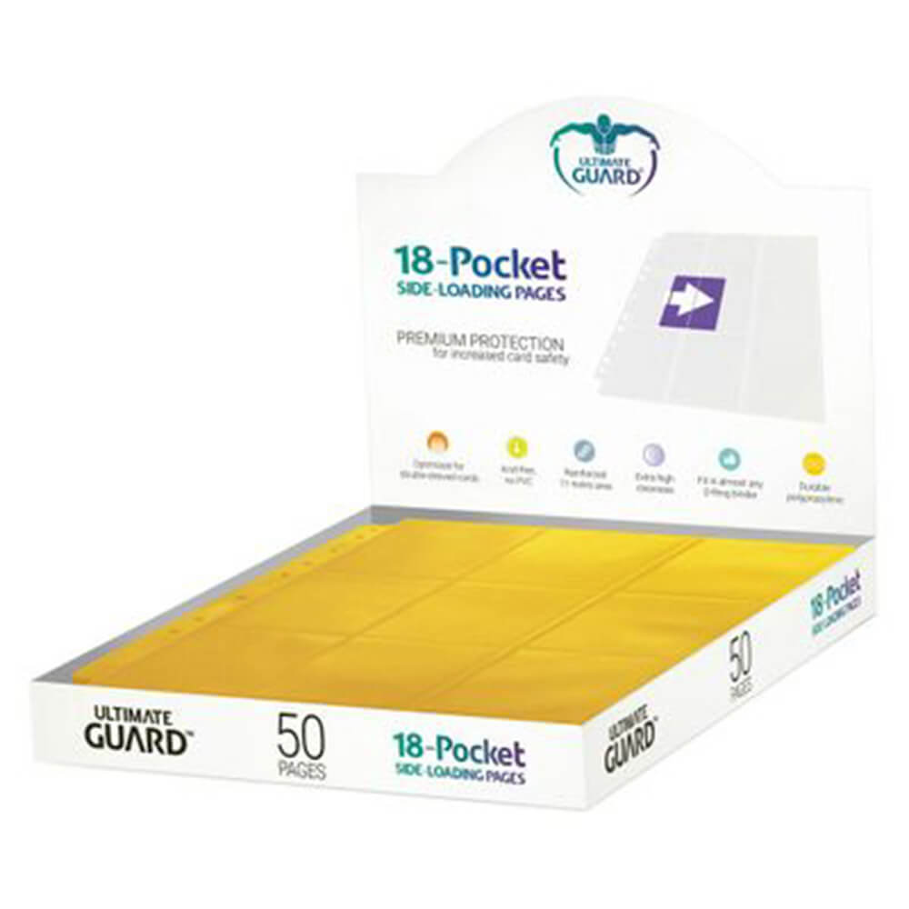 Ultimate Guard 18 Pocket-Seiten, seitlich einladbar, 50 Stück
